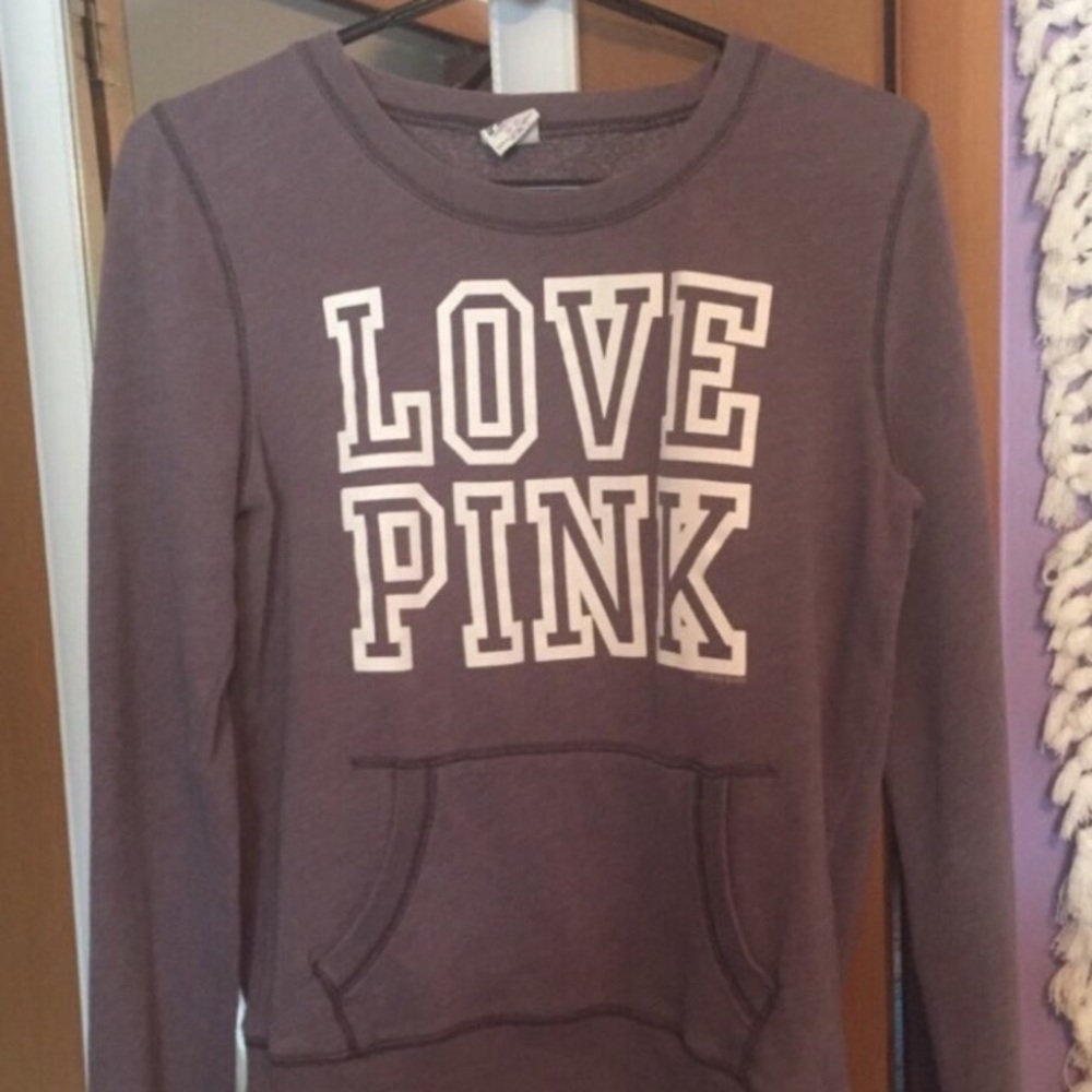 Pink Victoria’s Secret crew neck longsleeve